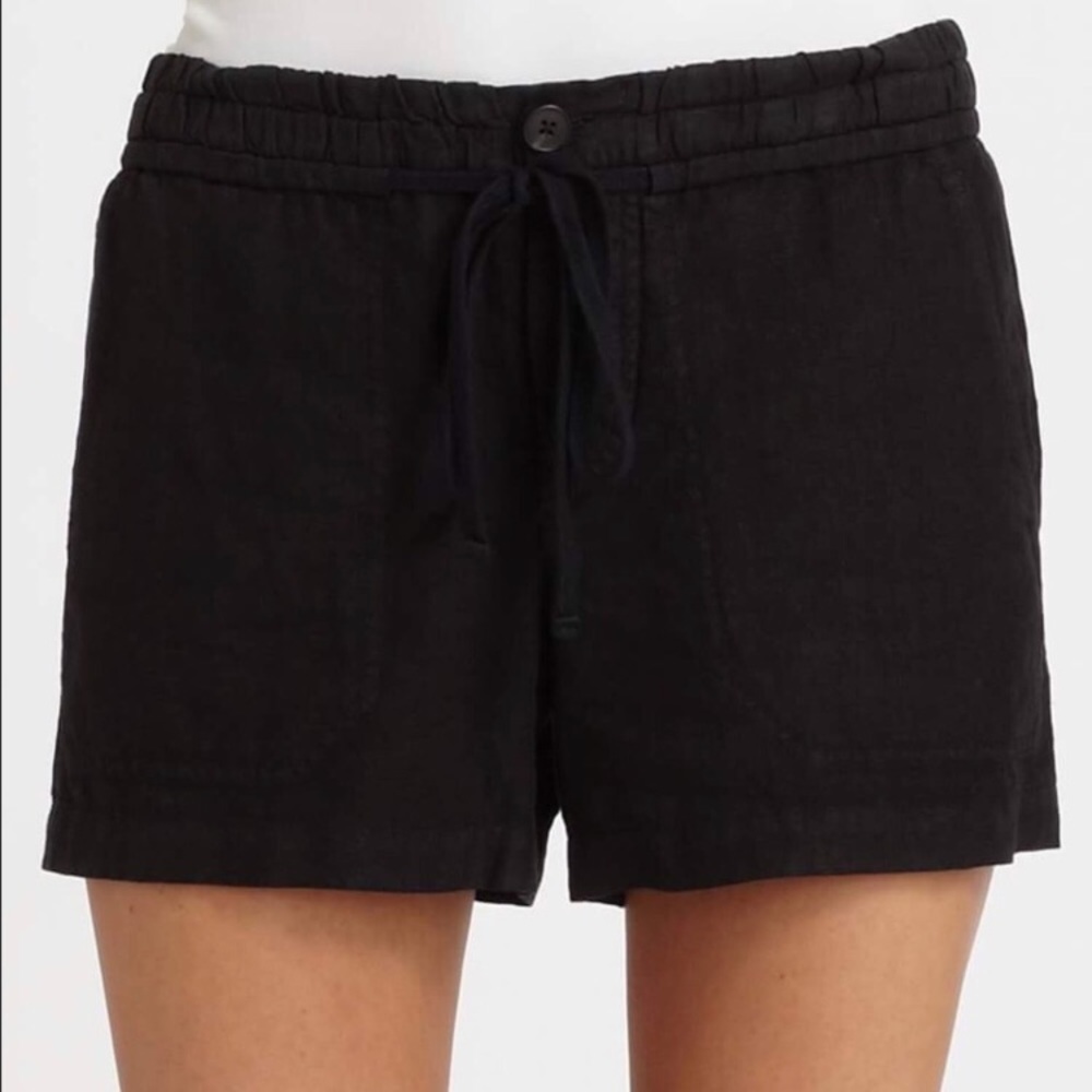 Vince linen drawstring shorts
